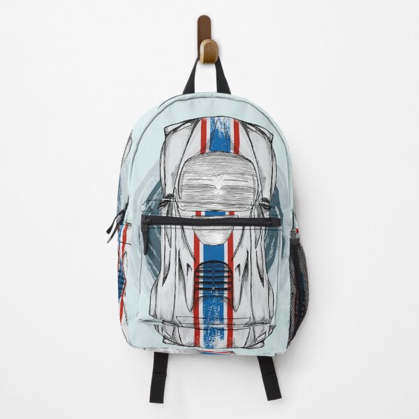 Item preview, Top-Down Racer: Blue & Red Speed Streak designed and sold by Way-Of-Art.