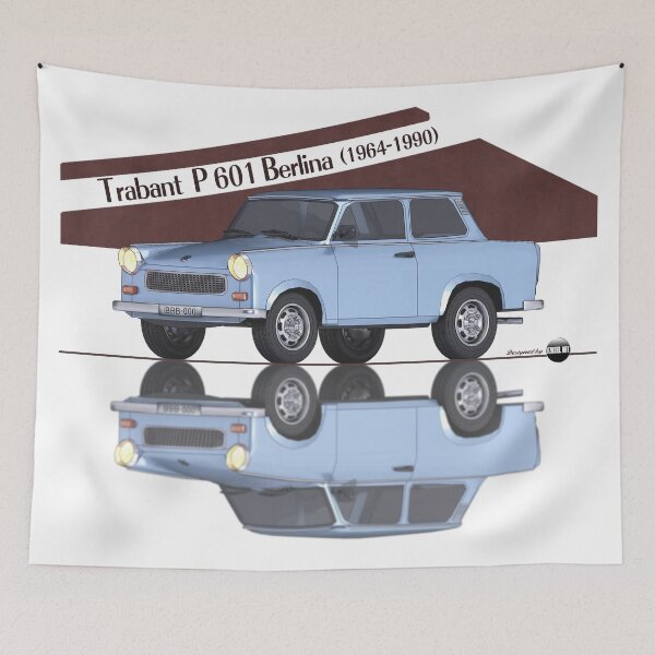 Item preview, Trabant P 601 - 1964-1990 (Pastellblau) - Memory on Four Wheels designed and sold by Azaziel.