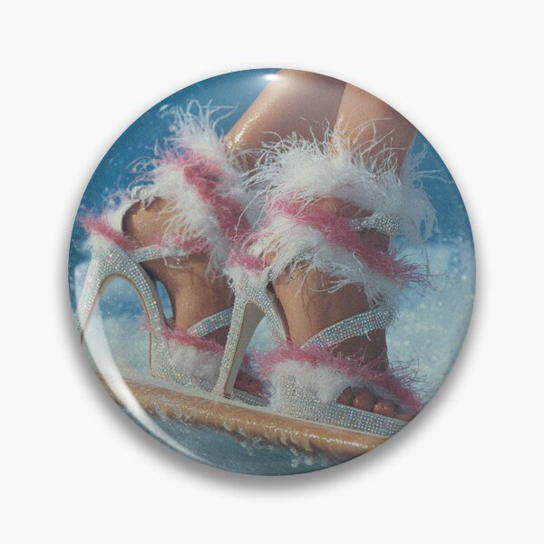 Item preview, Surfing in High Heels 2000s Aesthetic Fashion Photography Ad Poster designed and sold by Creative Brat Design Studio.
