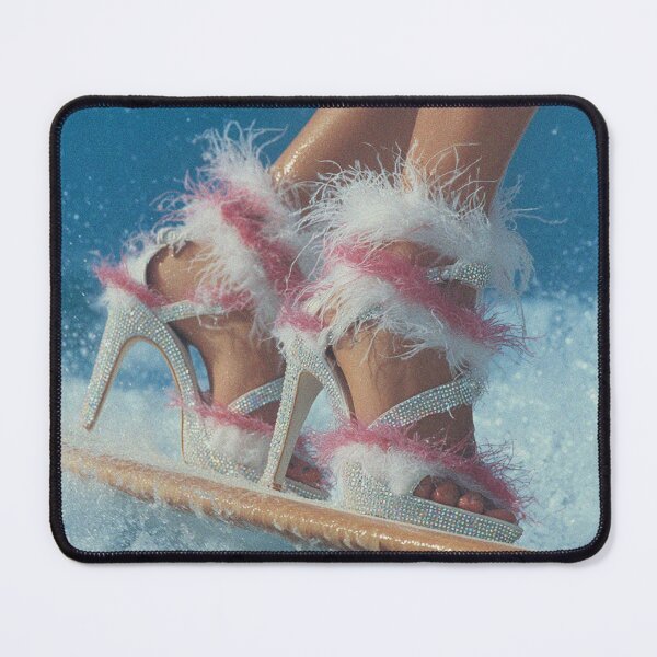 Item preview, Surfing in High Heels 2000s Aesthetic Fashion Photography Ad Poster designed and sold by Creative Brat Design Studio.