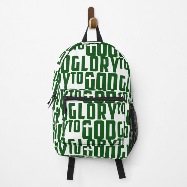Item preview, Glory To God with cross green designed and sold by Christian Apparel, Decor and More.