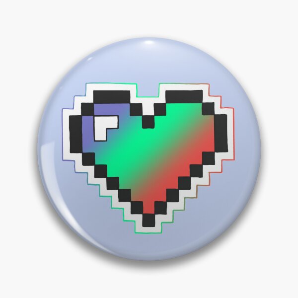 Item preview, 8 Bit heart. (A Little Of Everything) designed and sold by ZakAlsoDraws.