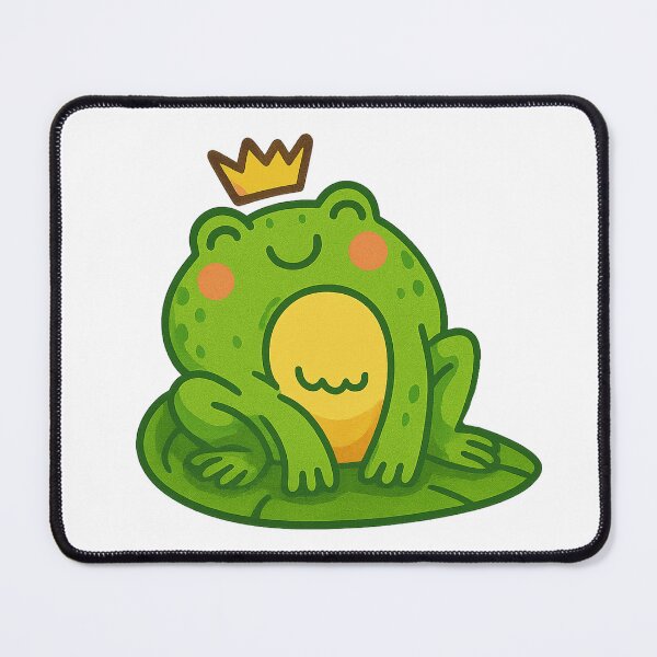 Item preview, Happy Frog Prince Sticker designed and sold by CanSparkleArt.