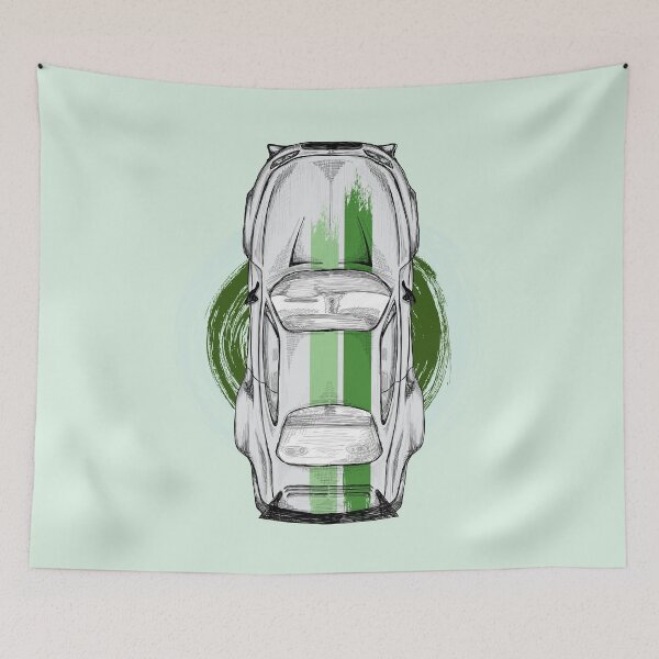 Item preview, Green Velocity: Top-Down Power Sketch designed and sold by Way-Of-Art.