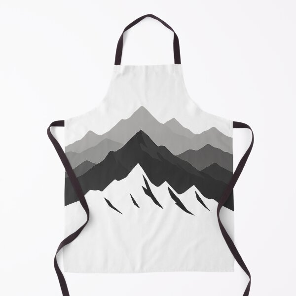 Artikelvorschau, Bergkette Silhouette Kunst - Minimalistisches Alpenlandschaftsdesign entworfen und verkauft von CreativeVisionsHub.