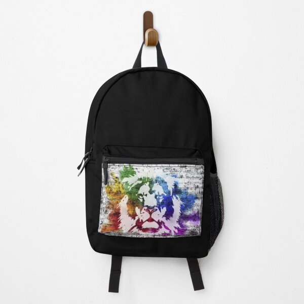 Item preview, Colorful lion head motif tshirt designed and sold by Minerbetter.
