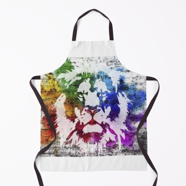 Item preview, Colorful lion head motif tshirt designed and sold by Minerbetter.