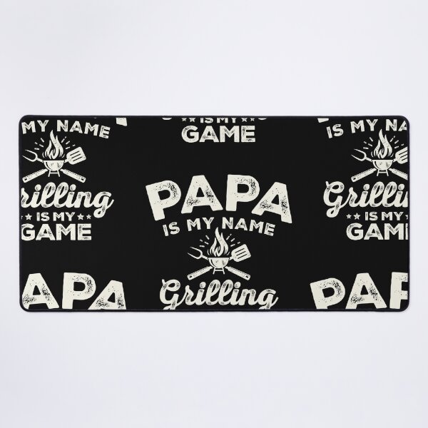 Item preview, Papa Is My Name Grilling Is My Game Funny BBQ Dad designed and sold by cidolopez.
