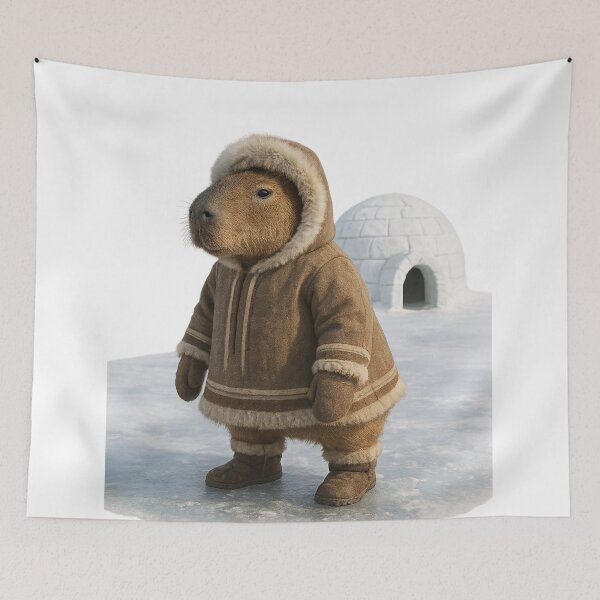 Item preview, Inuit Capybara designed and sold by Capybarastore_77.