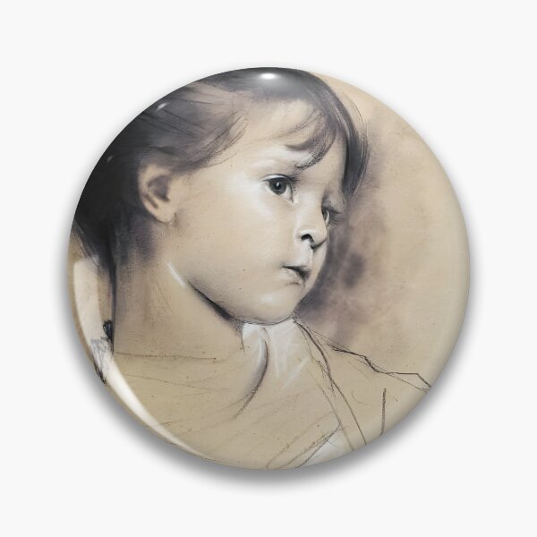 Item preview, Annerl Annie – Gustav Klimt’s 1885 Portrait Study in Memory and Movement designed and sold by EmeraldeaArt.