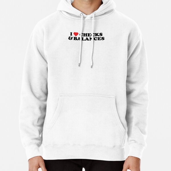 Artikel-Vorschau von I Heart Checks & Balances (schwarz), designt und verkauft von Artcop's T-Shirt Emporium.