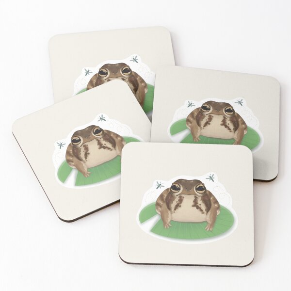Item preview, Desert rain frog on a lilypad designed and sold by cascinas.
