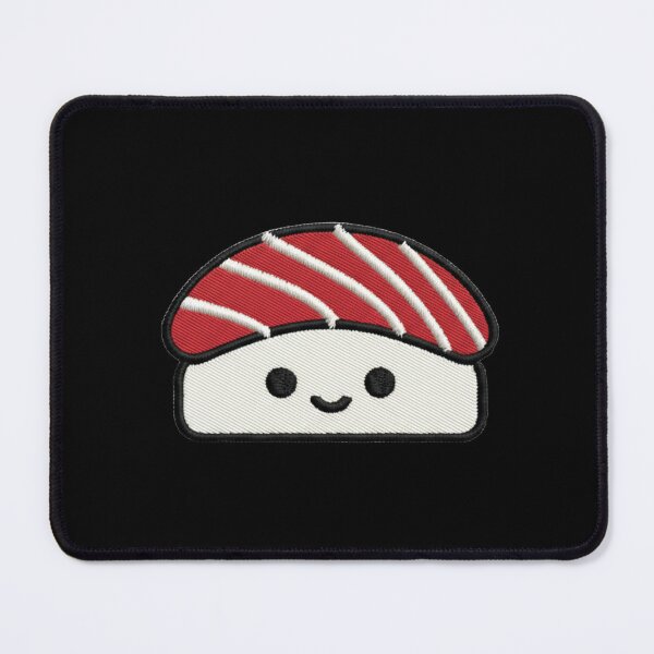 Item preview, Embroidered-Style Puni Sushi – Cute Japanese Stitch Art designed and sold by YOKOSUKATARO.
