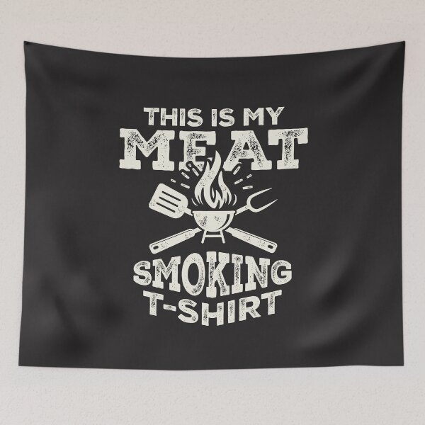 Item preview, This Is My Meat Smoking T-Shirt Funny BBQ Grill Humor designed and sold by cidolopez.