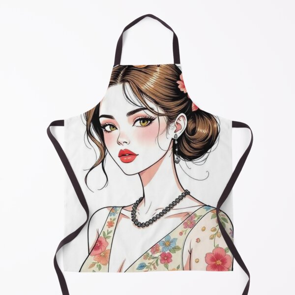 Item preview, A woman with a flower in her hair,  designed and sold by B.P.Fashion.