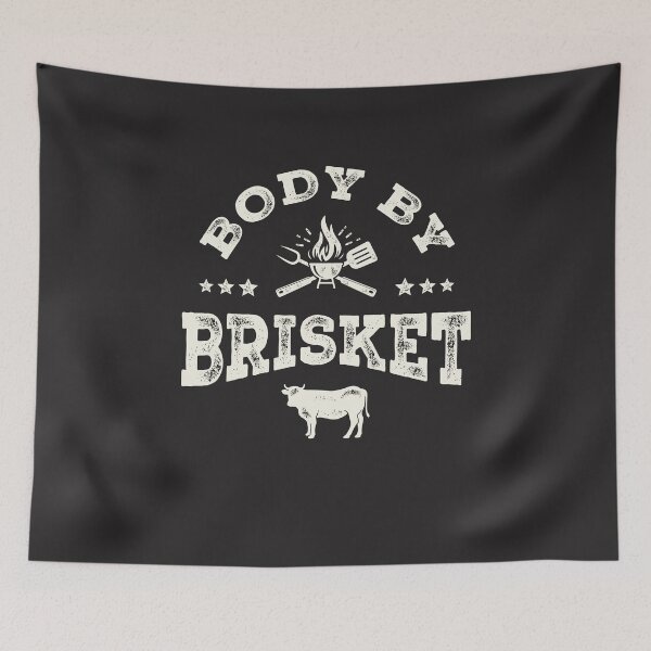 Item preview, Body By Brisket Funny BBQ Meat Smoker Humor designed and sold by cidolopez.