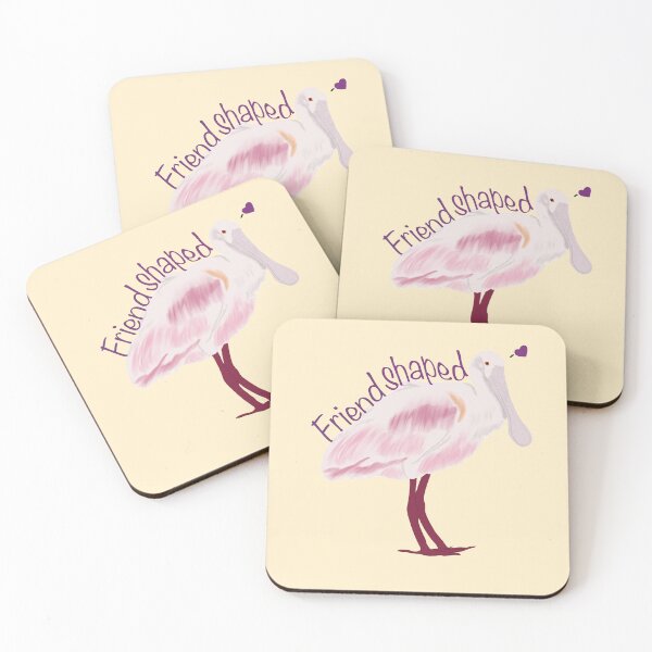 Item preview, Friend Shaped: Roseate Spoonbill designed and sold by KLTcreations.