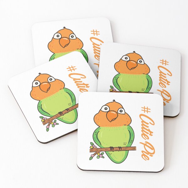 Item preview, #CUTIEPIE - Cute Tropical Bird Illustration designed and sold by CanSparkleArt.