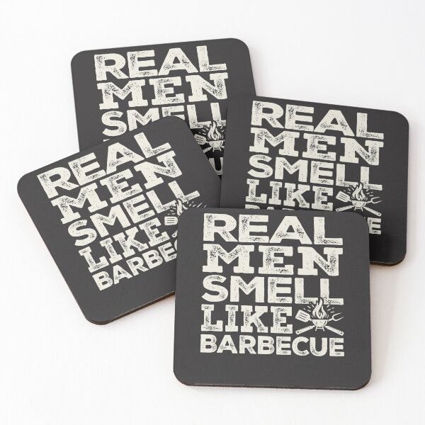 Item preview, Real Men Smell Like Barbecue Funny BBQ Pitmaster designed and sold by cidolopez.