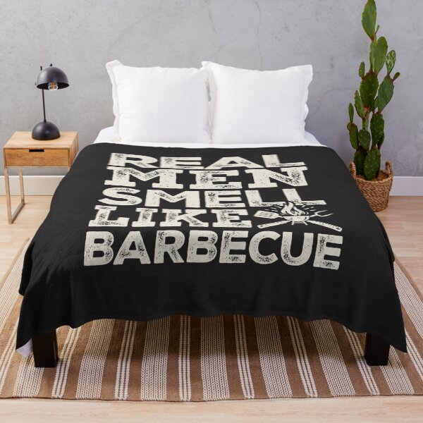 Item preview, Real Men Smell Like Barbecue Funny BBQ Pitmaster designed and sold by cidolopez.