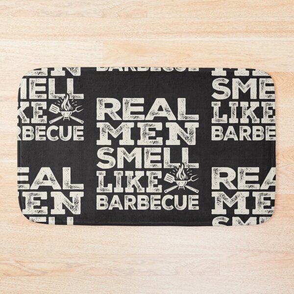 Item preview, Real Men Smell Like Barbecue Funny BBQ Pitmaster designed and sold by cidolopez.