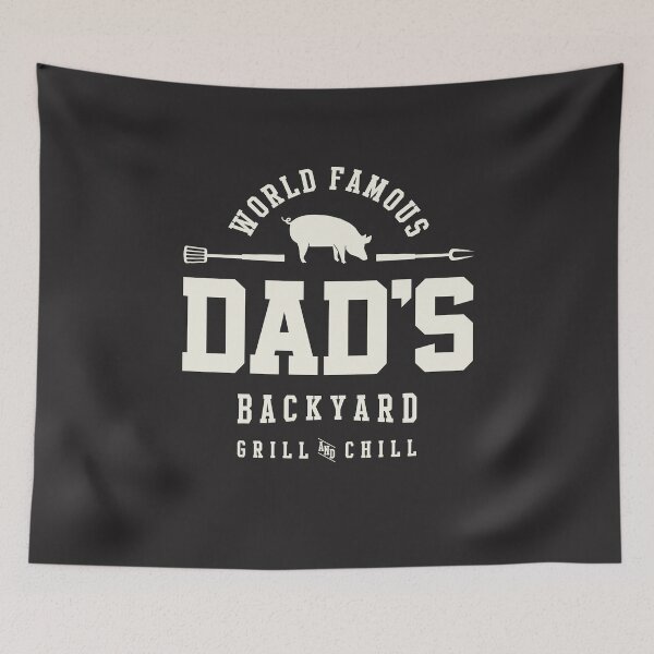 Item preview, World Famous Dad's Backyard Grill And Chill BBQ  designed and sold by cidolopez.