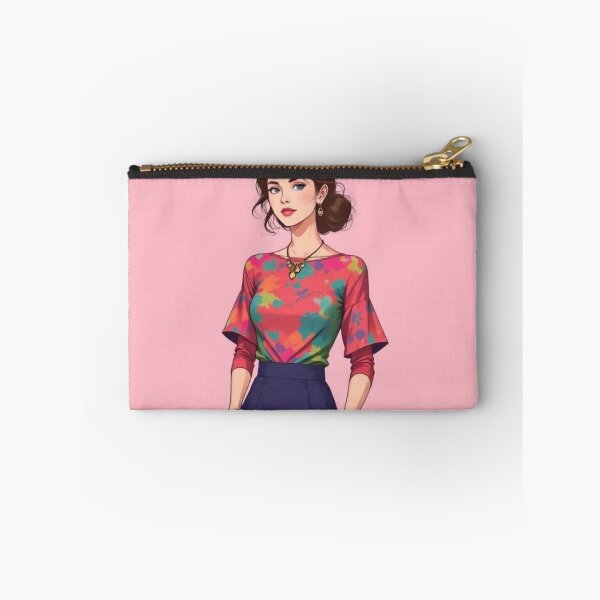 Item preview, a woman standing in front of a pink backgroun  designed and sold by B.P.Fashion.