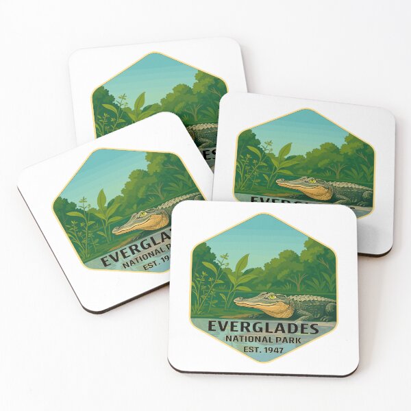 Item preview, Everglades National Park Retro Swamp Wildlife Sticker designed and sold by Ismeal Von.