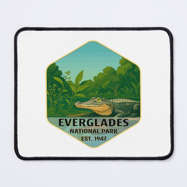 Item preview, Everglades National Park Retro Swamp Wildlife Sticker designed and sold by Ismeal Von.