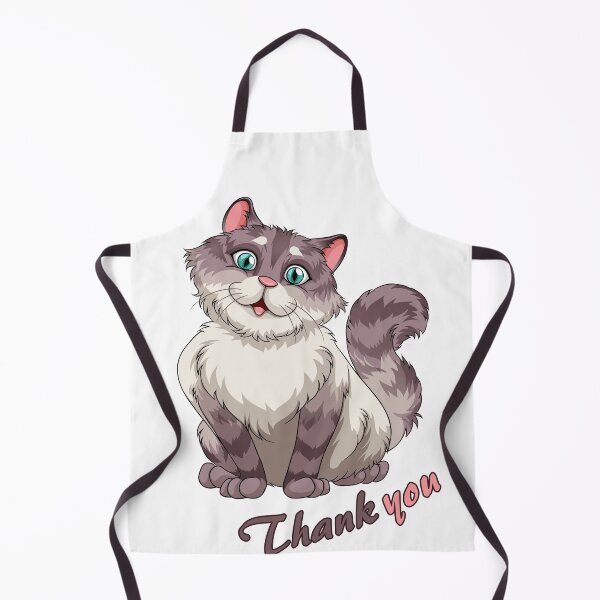 Item preview, cat thank you sticker designed and sold by Somopet ⭐️⭐️⭐️⭐️⭐️.