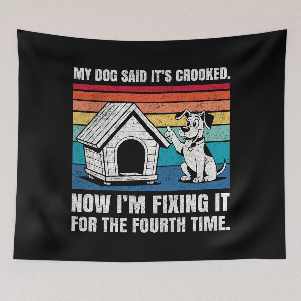 Item preview, Funny Pet Owners Dog House Repair Month designed and sold by Stick-Artistry.