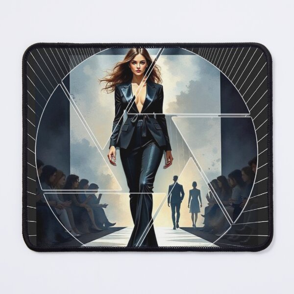 Item preview, A woman im a Black suit walking down a runway designed and sold by B.P.Fashion.