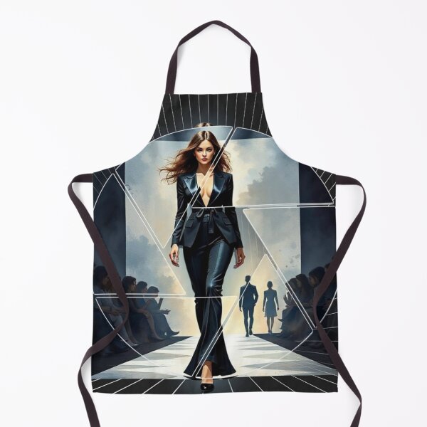 Item preview, A woman im a Black suit walking down a runway designed and sold by B.P.Fashion.