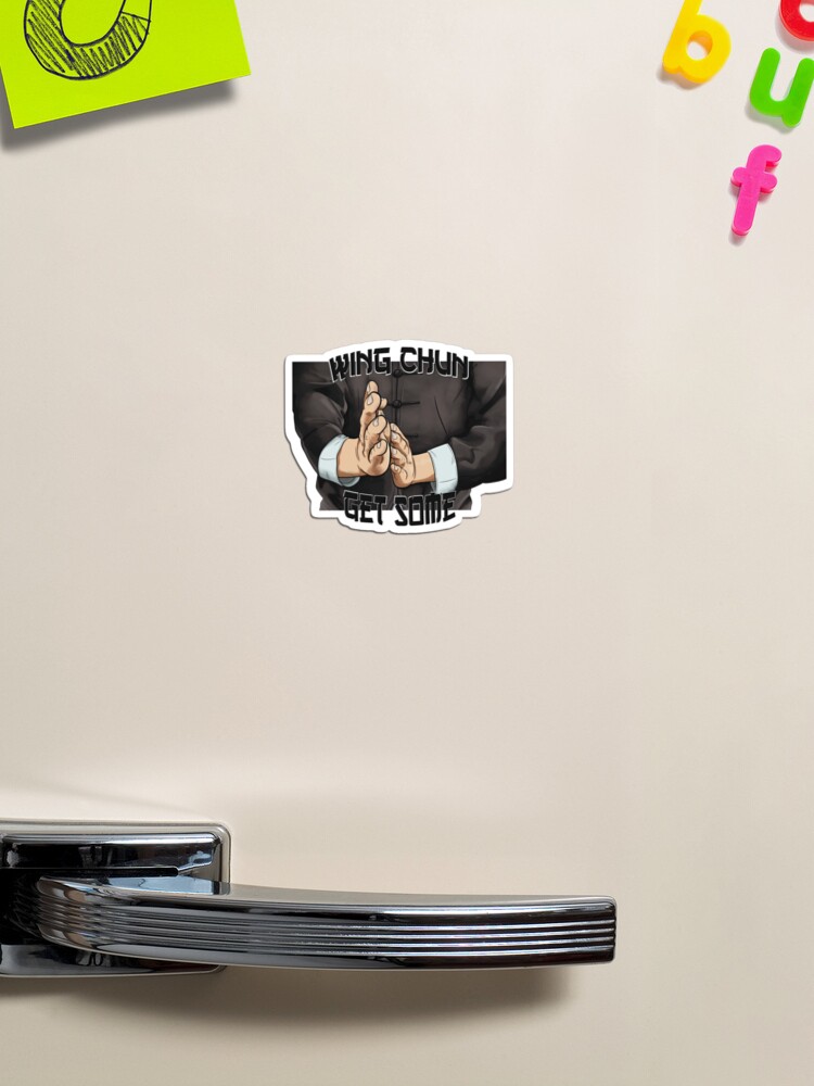 Thumbnail 1 of 3, Magnet, Wing Chun Get Some designed and sold by TheDiscipline.