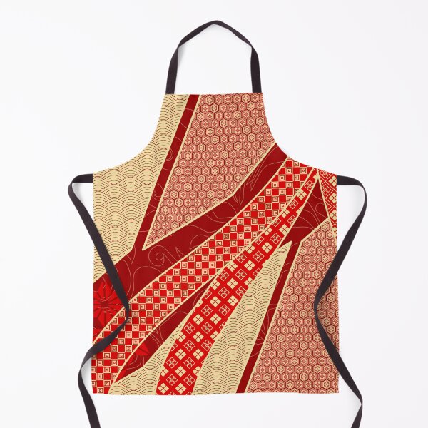 Item preview, Ribbon Mix Pattern Golden Red designed and sold by urrin DESIGN.