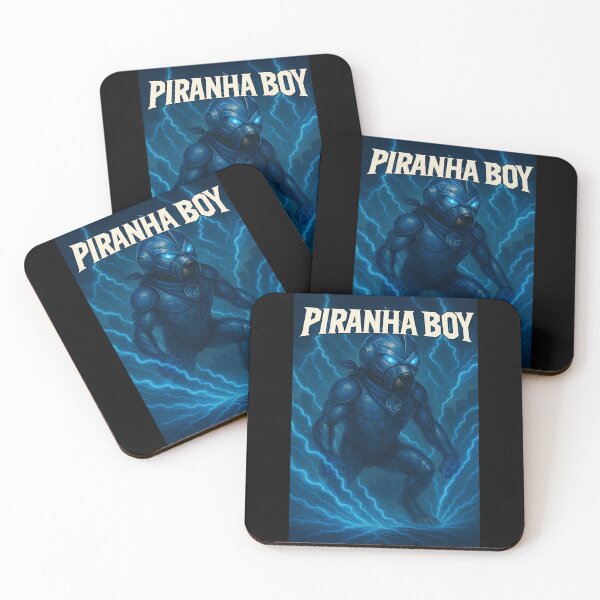 Item preview, Piranha Boy – Defender of the Deep designed and sold by Pawsitively Kai.