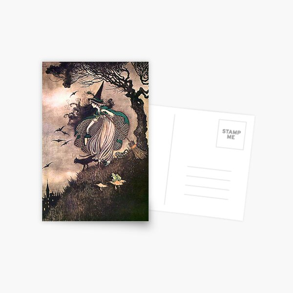 Item preview, The Little Witch - Ida Rentoul Outhwaite designed and sold by forgottenbeauty.