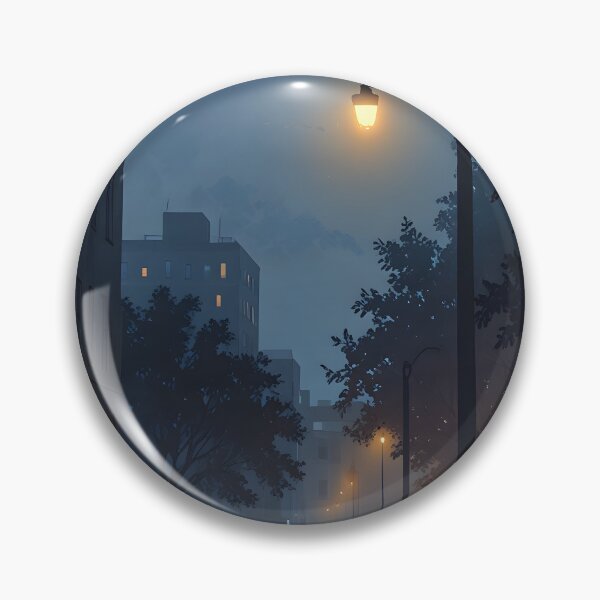 Artikelvorschau, Straßenlaterne Misty Night Solitude entworfen und verkauft von Ledsor.