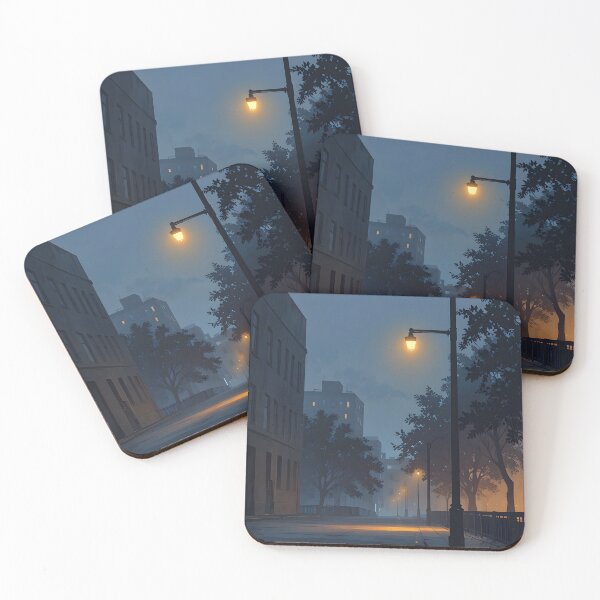 Item preview, Street Lamp Misty Night Solitude designed and sold by Ledsor.