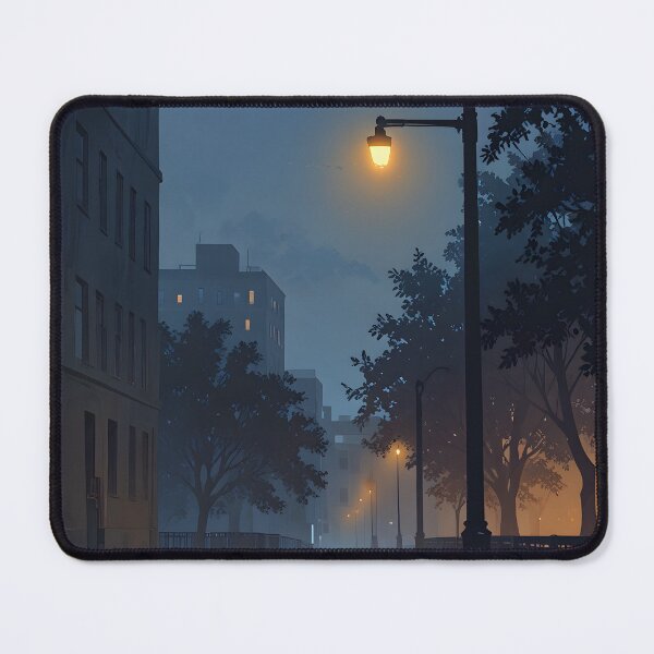 Item preview, Street Lamp Misty Night Solitude designed and sold by Ledsor.