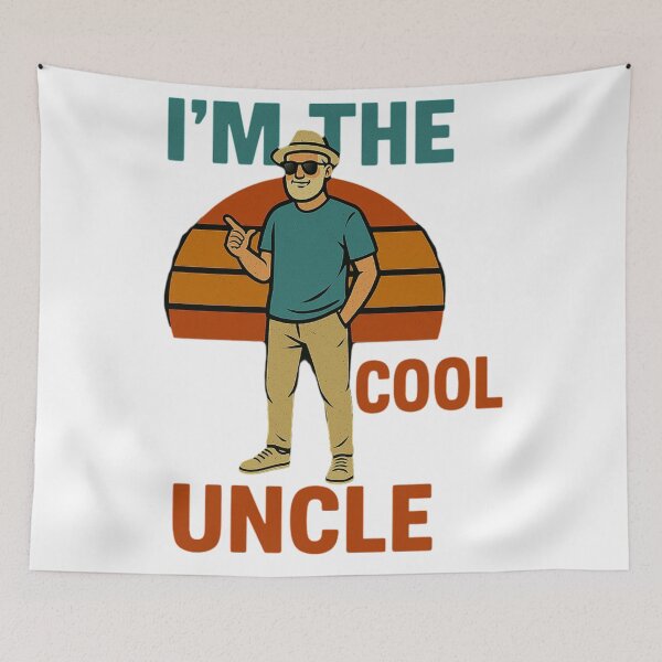 Item preview, I'm the Cool Uncle - Funny T-shirt designed and sold by FunnyTshirtGuy.