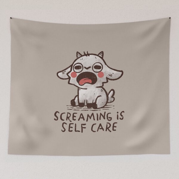 Item preview, Screaming is Self Care designed and sold by koalateess.