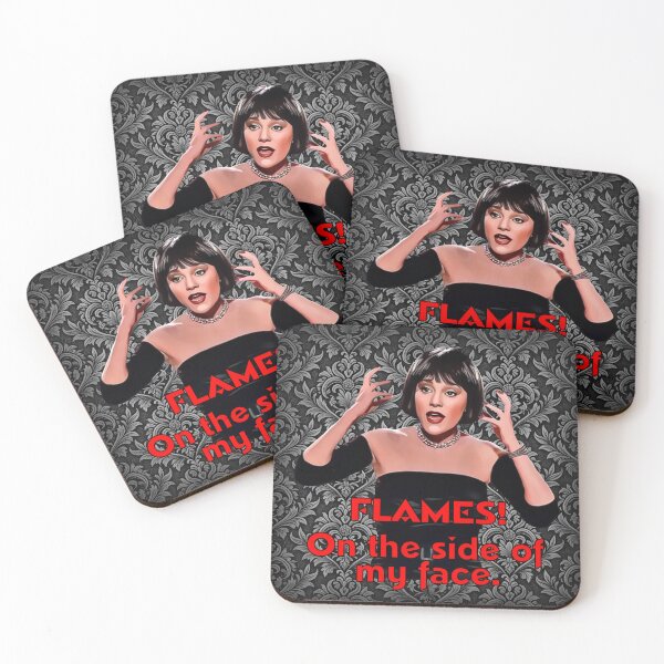 Item preview, Flames! On the side of my face - Clue - Mrs. White designed and sold by Smile More Art Store ⭐️⭐️⭐️⭐️⭐️.