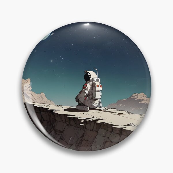 Item preview, Lonely Astronaut Distant Planet Cosmic Dreamscape designed and sold by Ledsor.