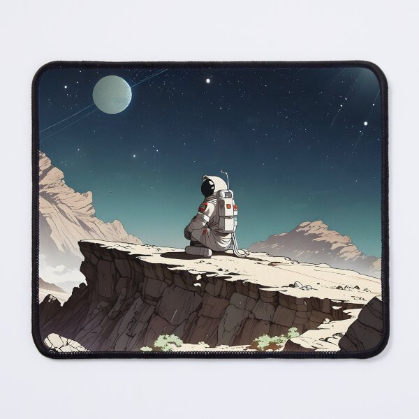 Item preview, Lonely Astronaut Distant Planet Cosmic Dreamscape designed and sold by Ledsor.