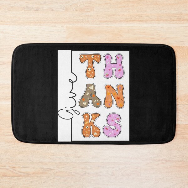 Item preview, Give Thanks Halloween Candy Patchy Letters designed and sold by facegm.