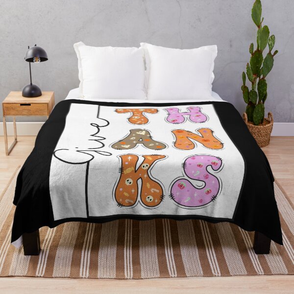 Item preview, Give Thanks Halloween Candy Patchy Letters designed and sold by facegm.