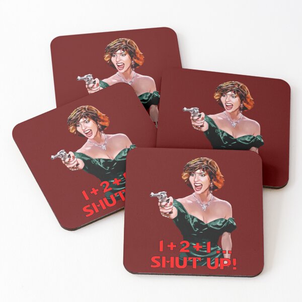 Item preview, 1+2+1… Shut Up! - Clue - Miss Scarlet designed and sold by Smile More Art Store ⭐️⭐️⭐️⭐️⭐️.