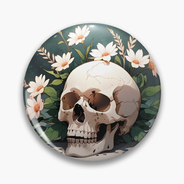 Item preview, Crystal Skull Flowers Wild Serene Bloom designed and sold by Ledsor.