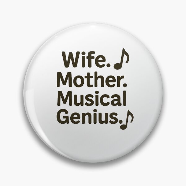 Item preview, Wife Mother Musical Genius designed and sold by The Painted Topaz.